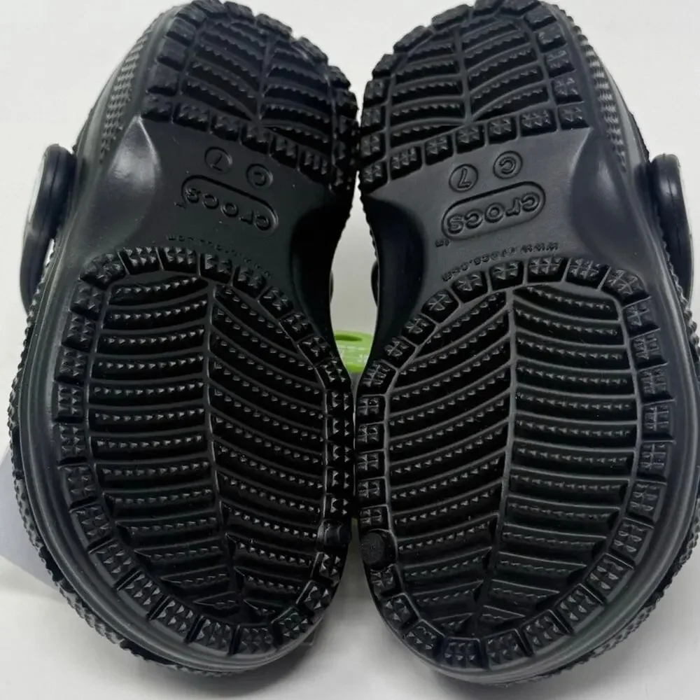 NWT without box Crocs Kids Children’s Toddler Clogs Black Size C7